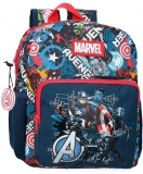 Ghiozdan gradinita baieti, Marvel Legendary Avengers, adaptabil, multicolor